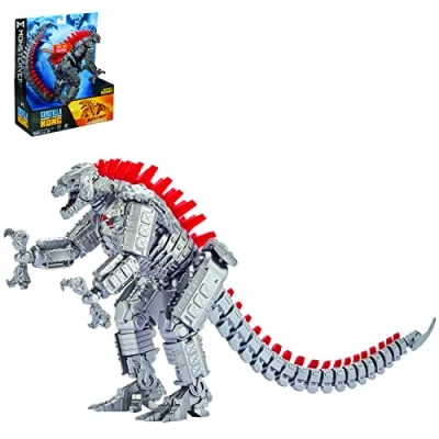 Afbeelding van MonsterVerse MNG10000 Godzilla vs Kong Luxe figuren 17,8 cm met geluiden Battle Roar Mechagodzilla, veelkleurig,