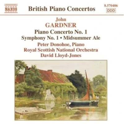 Afbeelding van Peter Donohoe, Royal Scottish National Orchestra, David Lloyd Jones Gardner: Piano Concerto No.1/Symphony No.1/Midsummer Ale (CD)
