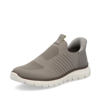 Afbeelding van Rieker Instappers, Heren, Maat: 40, Beige Textiel