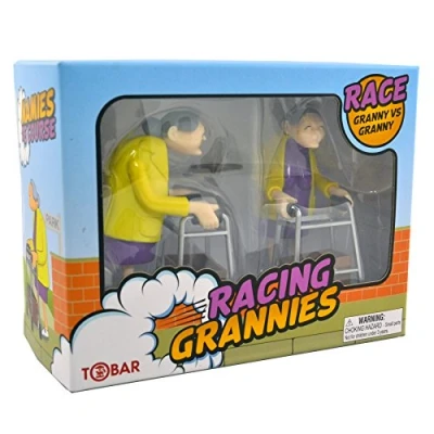 Afbeelding van Tobar 27469 Pack mechanische grootmoeders race, 27469, geel