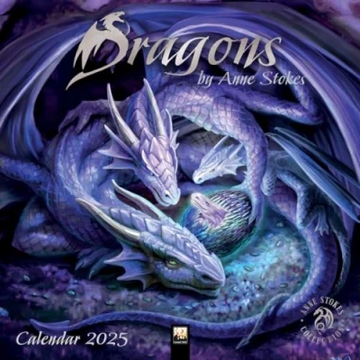 Afbeelding van Anne Stokes Kalender 2025 Dragons