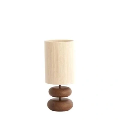Afbeelding van Light &amp; Living Tafellamp Danialo Bruin Ø22x50.5cm