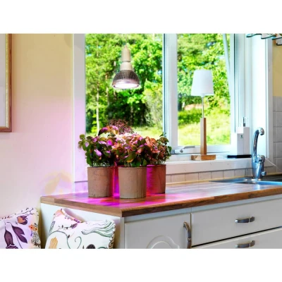Afbeelding van Venso Kweeklamp 130 mm 230 V E27 18 W Magenta Reflector 1 stuk(s)