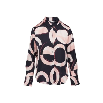 Afbeelding van s.Oliver Black Label Overhemdblouse, Dames, Maat: 34, Navy