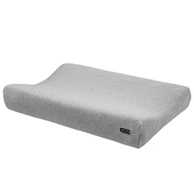 Afbeelding van Meyco Baby Knit Basic aankleedkussenhoes grey melange 50x70cm