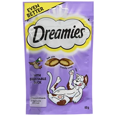 Afbeelding van Snack for Cats Dreamies Snoepgoed Eend 60 L g