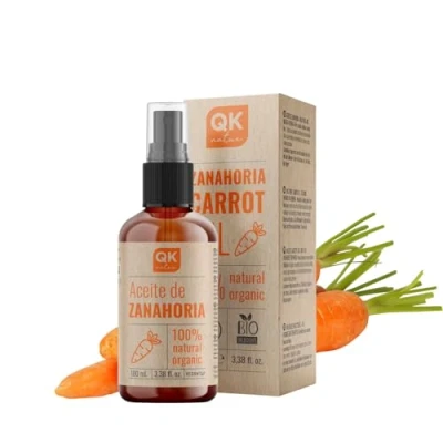 Afbeelding van Qknatur Wortelolie 100 ml 100% zuiver en natuurlijk Natuurlijke zelfbruiner hydrateert verjongt de huid Herstelt, verzorgt het haar