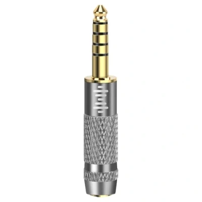 Image de Geekria Adaptateur de casque mâle 4,4 mm vers femelle équilibrée 3,5 pour câble 4 pôles connecté à un lecteur équilibré mm, prise audio conversion en alliage d&#039;aluminium,