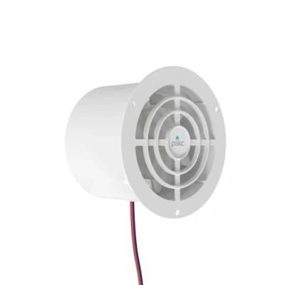 Image de plikc ASC Aspirateur axial avec ventilateur 12Vcc pour camping car, caravane et diamètre trou 90 mm.