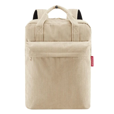 Afbeelding van Reisenthel Allday Backpack M Rugzak 15L Cord Sand Beige