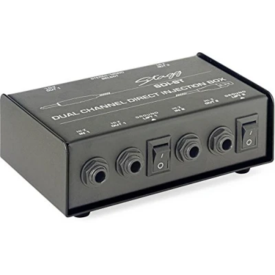 Afbeelding van Stagg D.I BOX 2 channel mono/stereo SDI ST