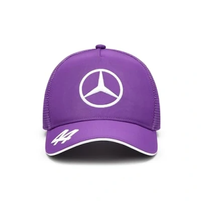 Afbeelding van Mercedes Lewis Hamilton Trucker Cap Paars 2024