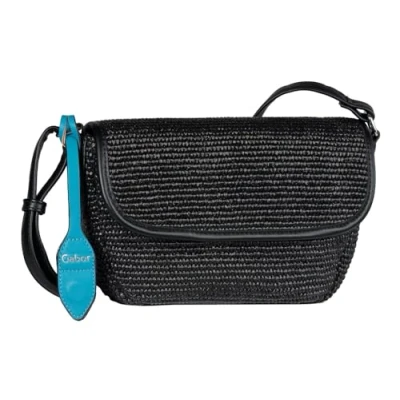 Afbeelding van Gabor Schoudertas Eleanor Top Zip Flap Bag Black Zwart