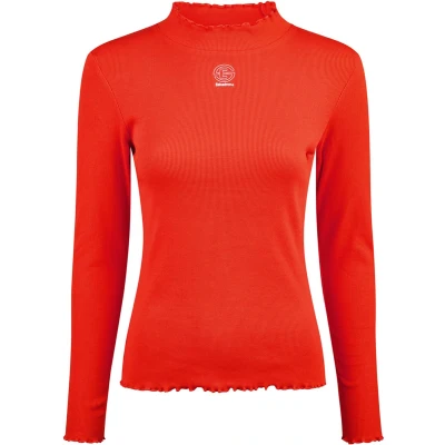 Afbeelding van Eskadron T Shirt Dynamics Turtleneck Rib Lange Mouwen Rood S Agradi.be
