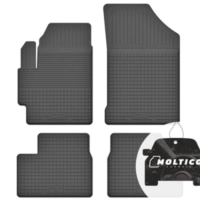Afbeelding van 4 stuks rubberen automatten met rand geschikt voor Suzuki Swift III 2005 2010