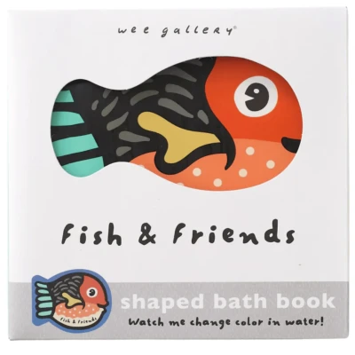 Afbeelding van Wee Gallery Shaped Bath Books Fish and Friends
