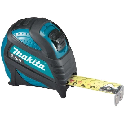 Afbeelding van Makita Rolbandmaat 5 meter 25 mm Breed Dura Coating Duurzame Behuizing Magnetische Haak Uitschuifbaar Dubbelzijdige Bedrukking