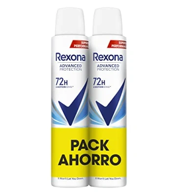 Image de Rexona Advance Protection Déodorant Spray Cotton Dry 72h pour femme 2 x 200 ml