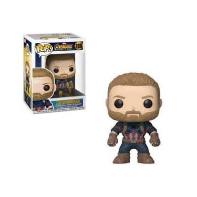 Image de Figurine Funko Pop Marvel Avengers Infinity War Captain America