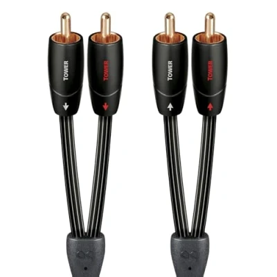 Afbeelding van Audioquest Tower 2x RCA naar Kabel Audio 2m