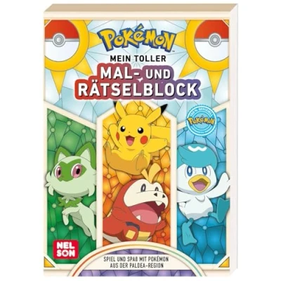 Afbeelding van Pokémon Activity Buch: Mein toller Mal und Rätselblock