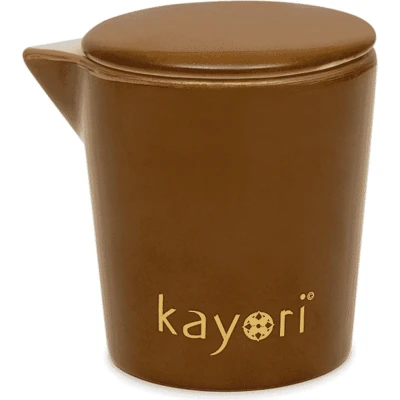 Afbeelding van Kayori Massagekaars Keramiek 180gr Yuzu