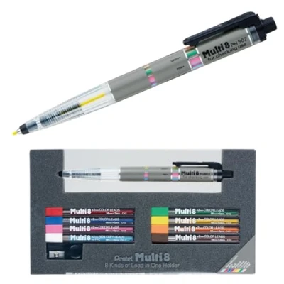 Afbeelding van Pentel PH802ST 8 stuks loodhouder en set