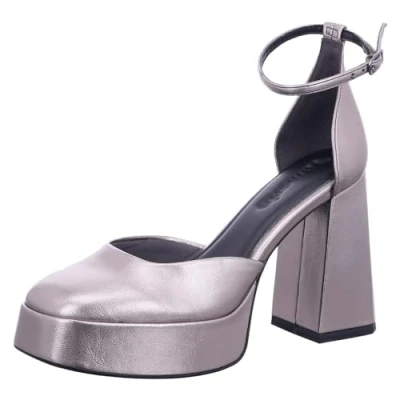 Afbeelding van Tamaris Klassieke pumps, Dames, Maat: 39, Silver coloured Hoogwaardig imitatieleer
