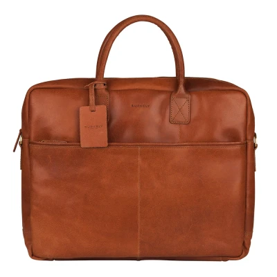 Afbeelding van Burkely Vintage Max Worker 17.3&quot; cognac