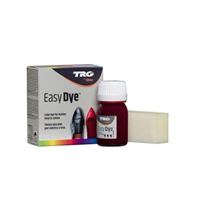 Afbeelding van TRG The One Kleuring voor leren schoenen en accessoires van leer, canvas kunstleer met sponsapplicator Easy Dye, 25 ml, Rood 111 Bordeaux