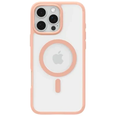 Afbeelding van Spigen Ultra Hybrid TPU Back Cover Roze/Transparant Magnetisch Apple iPhone 16 Pro Max
