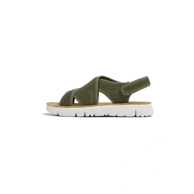 Afbeelding van Camper Oruga Sandalen, Dames, Maat: 39, Dunkelgrün Textiel