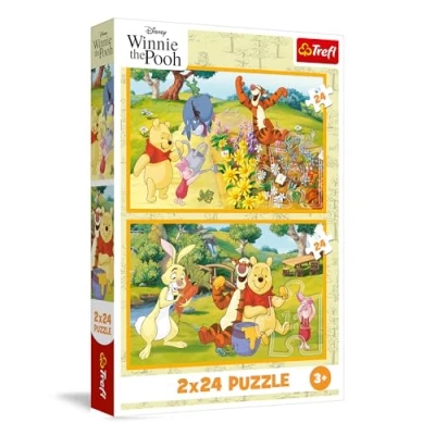 Afbeelding van Trefl Puzzle 2 x 24 Winnie Puuh (24 onderdelen)