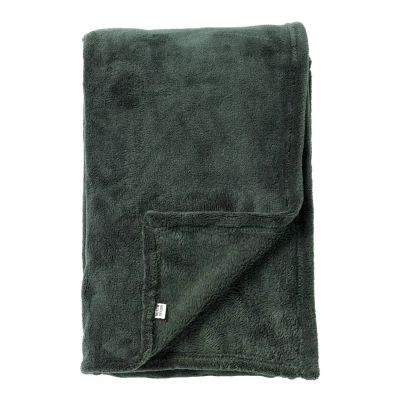Afbeelding van Dutch Decor HARVEY Plaid 150x200 cm superzachte deken van fleece Mountain View donkergroen