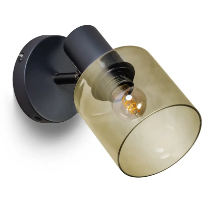 Afbeelding van ETH Sledge Glass Wandlamp E27 Green Glas