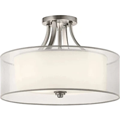 Afbeelding van Kichler LED Plafondlamp Lacey 4X E27 Max 60W Dimbaar Antique Pewter