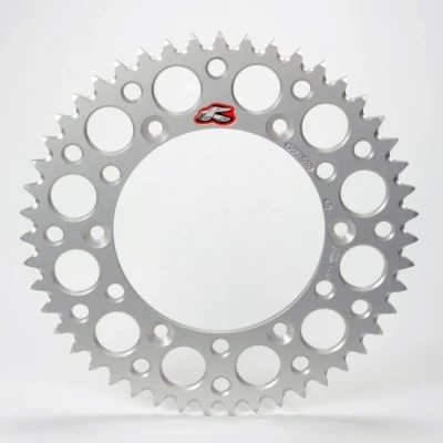 Afbeelding van Renthal Achtertandwiel 48 tanden Zilver Suzuki RM125 1981 2007 RM250 RMZ250 2019 RMZ450 2005