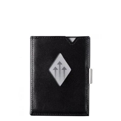 Afbeelding van Exentri Leather Multi Wallet black Dames portemonnee