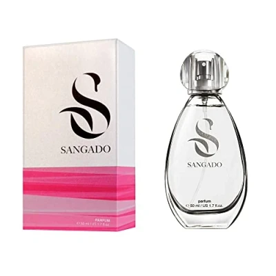 Afbeelding van SANGADO Gardenia et Muskus Damesgeur Langdurig 8 tot 10 uur Luxe geur Bloemige Cyprus Delicate Franse essences Extra concentraat (geur) 50 ml