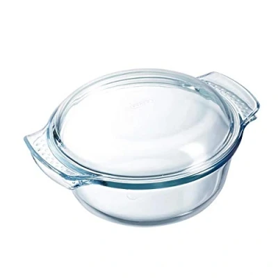 Image de Pyrex 118A000 Cocotte Ronde en Verre 4,9 L