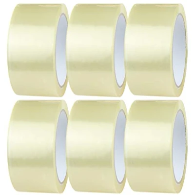 Afbeelding van Crimson Starfish 6 rollen 48 mm x 66 m transparante verpakkingstape voor pakketten en dozen deze biedt een sterke, veilige kleverige afdichting uw kartonnen het verplaatsen van huis