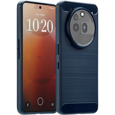 Afbeelding van imoshion Brushed Backcover voor de Nothing Phone (3a) Pro Donkerblauw