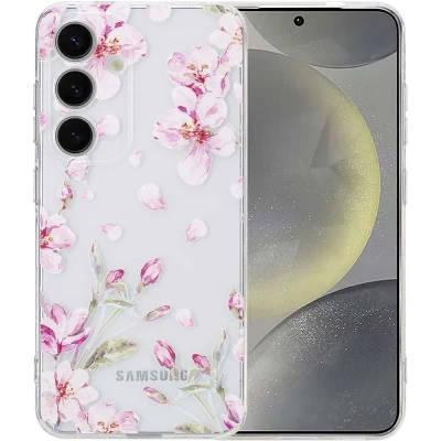 Afbeelding van imoshion hoesje Geschikt voor Samsung Galaxy S25 Ultra Siliconen Design Meerkleurig / Blossom Watercolor