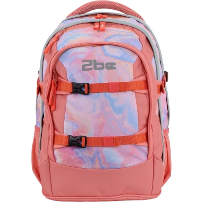 Afbeelding van 2be Schoolrugzak met 15 inch Laptopvak Lilac