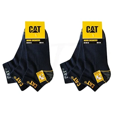 Afbeelding van Caterpillar CAT WORK SNEAKERS werksokken in verschillende maten 39 50, 6 paar, paar blauw.