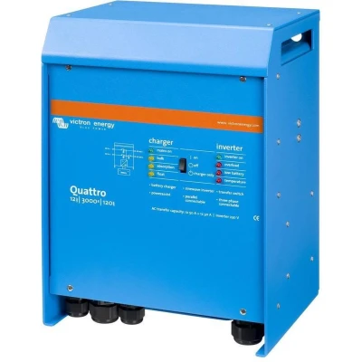 Afbeelding van Victron Energy Quattro 24/3000/70 50/50 Omvormer 3000 VA 24 V/DC 230 V/AC