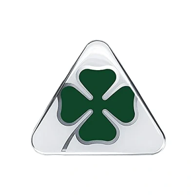 Afbeelding van Alfa Romeo Officiële 3D sticker, groen klaverblad vierblad, 10 cm
