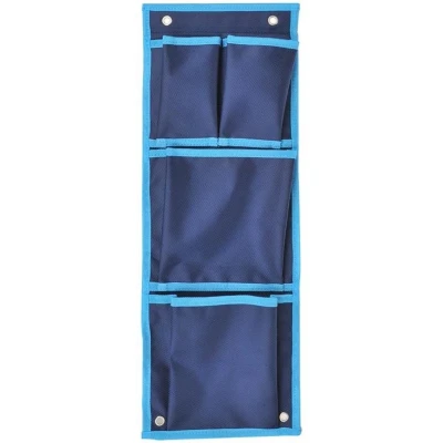 Afbeelding van Pro Plus Camping Organizer met Ophangogen Blauw 4 Vaks 20 x 57 cm