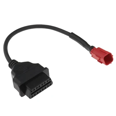Afbeelding van YINETTECH 6 punts naar OBDII adapterkabel 16 naalden compatibel met Yamaha pins OBD2 diagnostische kabel accessoires 31 cm