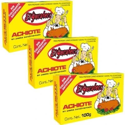 Image de MexGrocer El Yucateco Achiote Pâte 100 g Lot de 3